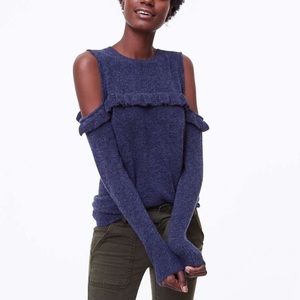 Loft Cold Shoulder Sweater